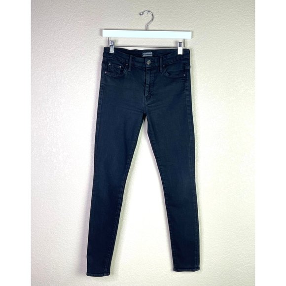 Mother Jeans High Waisted Looker in Model Spy Wash Black - Picture 2 of 10